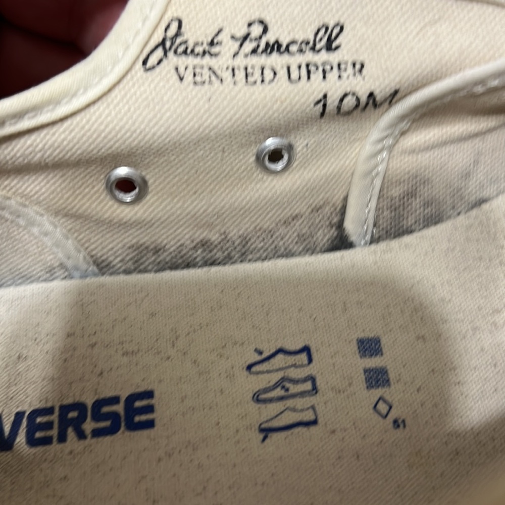 Jack Purcell converse tennis shoes men’s 10 women’s 11.5.